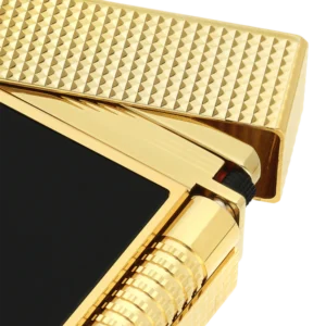 S.T. Dupont Le Grand Cling Black Lacquer / Gold Lighter - Image 2