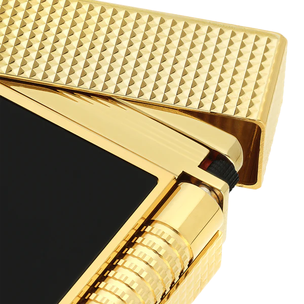 S.T. Dupont Le Grand Cling Black Lacquer / Gold Lighter