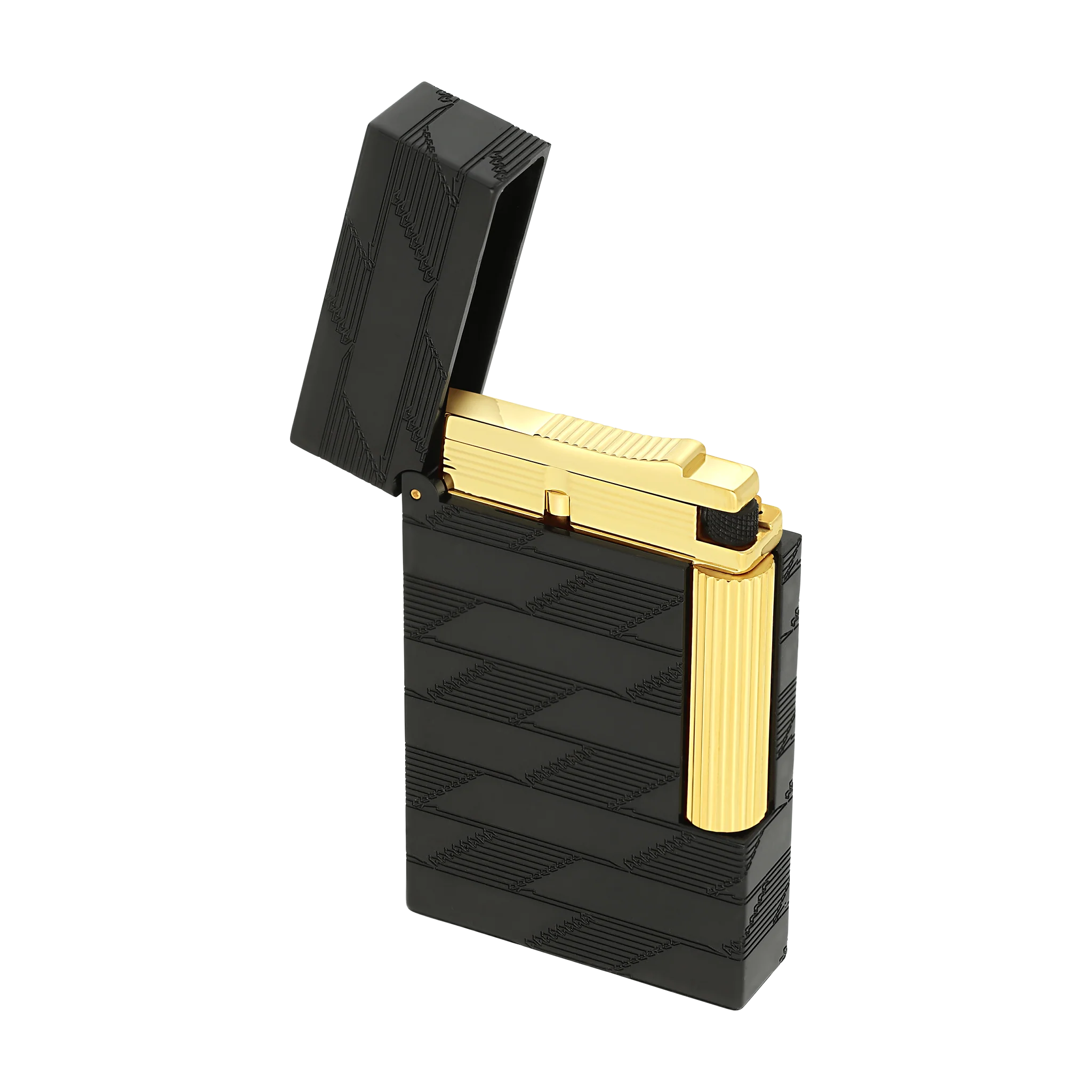 S.T. Dupont Ligne 2 Monogram 1872 Black Lighter - Image 2