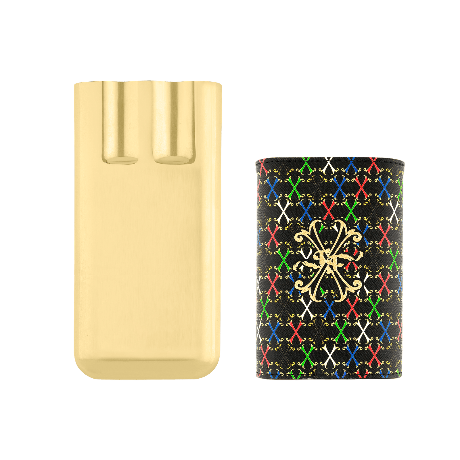 Arturo Fuente Opus X ST Dupont 3-Cigar Case - angle view