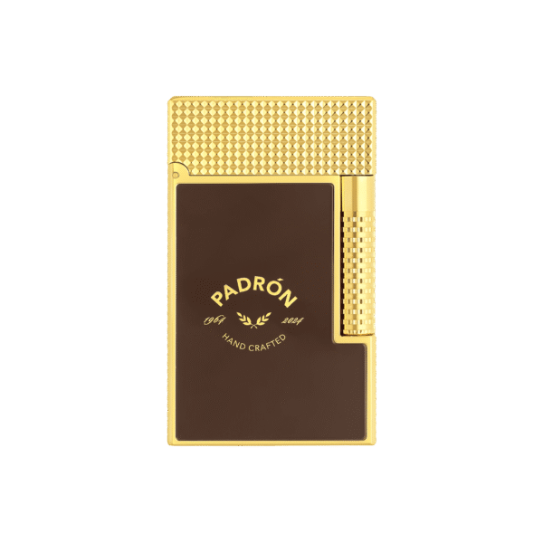 S.T. Dupont Le Grand Padron lighter — front view with Padron logo
