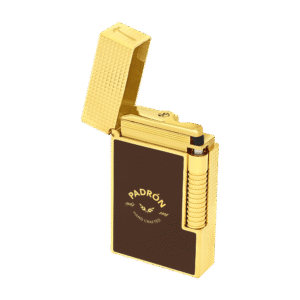 S.T. Dupont Le Grand Padron lighter — open showing flame area