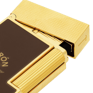 S.T. Dupont Ligne 2 Padron lighter — three-quarter angle
