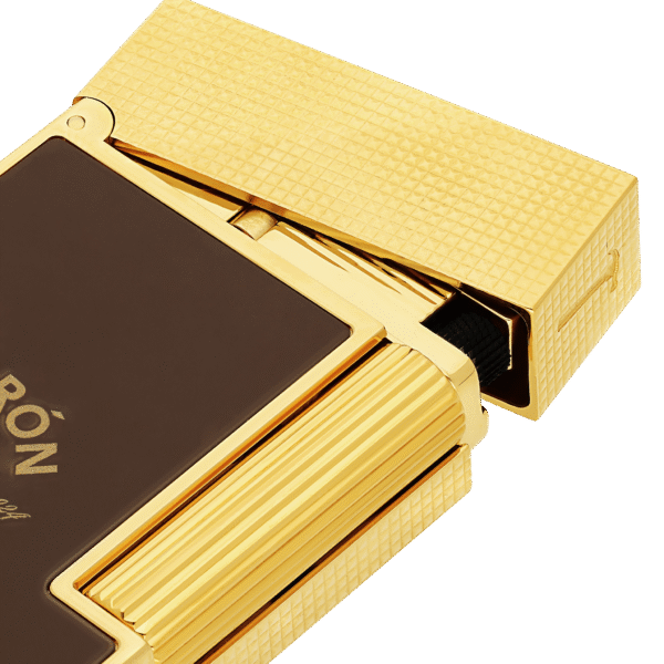 S.T. Dupont Ligne 2 Padron lighter — three-quarter angle