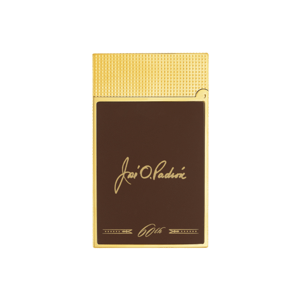 S.T. Dupont Ligne 2 Padron lighter — back showing Jose O. Padron signature