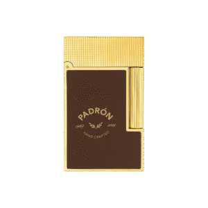 S.T. Dupont Ligne 2 Padron lighter — front view with Padron logo